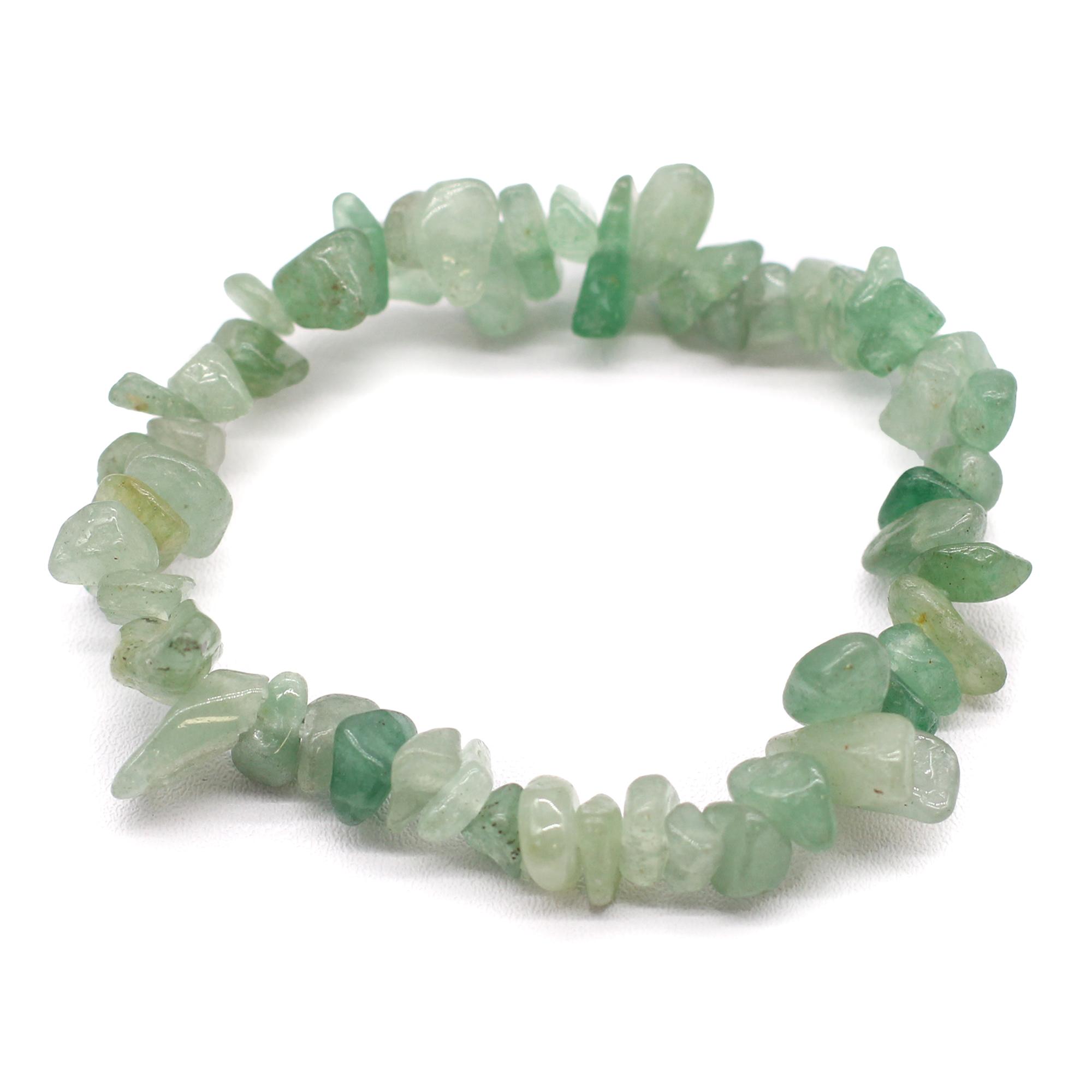 Chipstone Bracelet - Green Aventurine