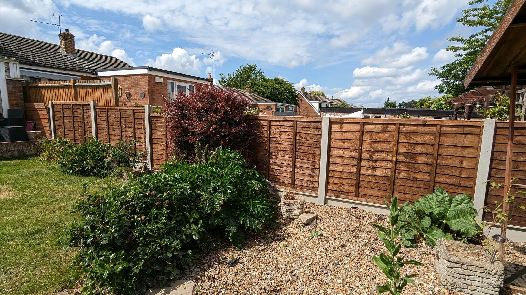 Concrete posts and gravelboards, fencing installed in Lordswood