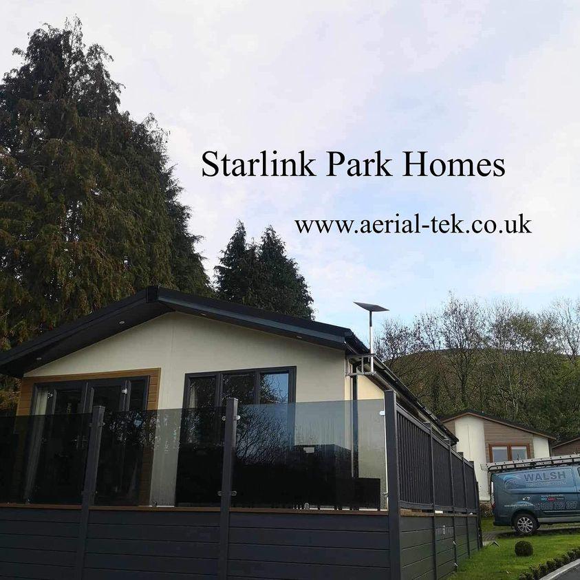 starlink, park homes, lodges, static caravan,