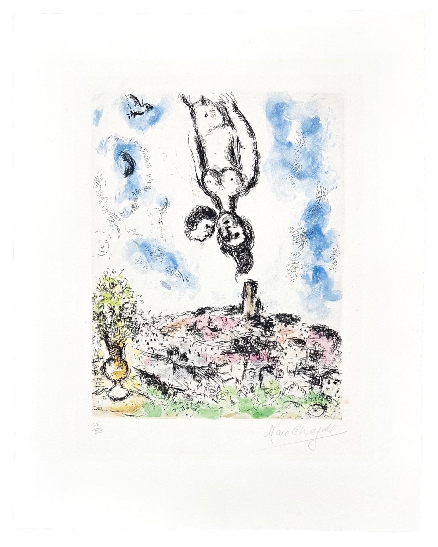 Marc Chagall - La nuit des amoureux à Saint Paul