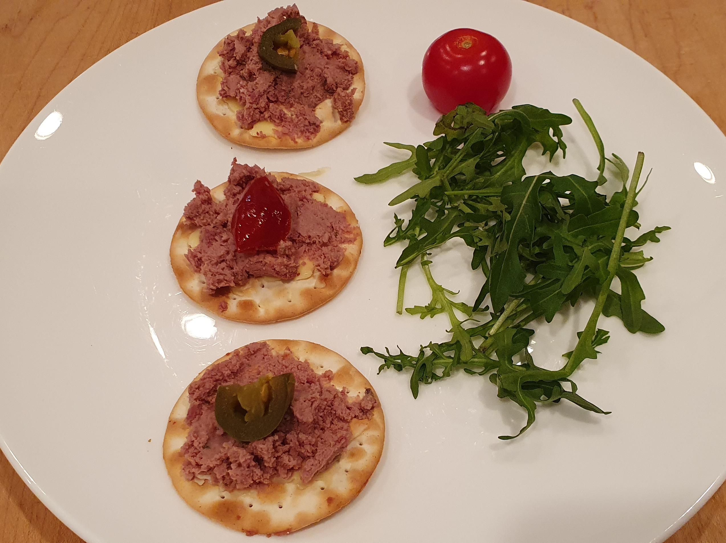 Spicy Bacon Pate Bites